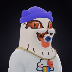 Bad Face Plastic Cats #608