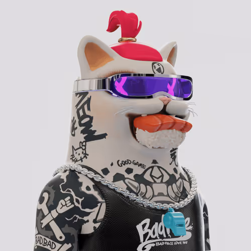 Bad Face Plastic Cats #516