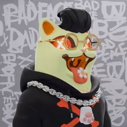 Bad Face Plastic Cats #1724