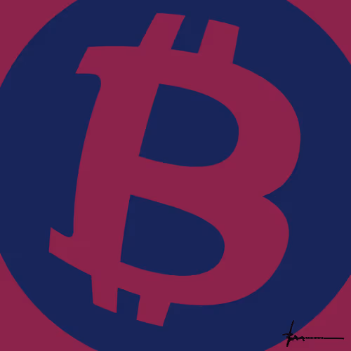 Bitcoin Crypto Pop Logo Studies