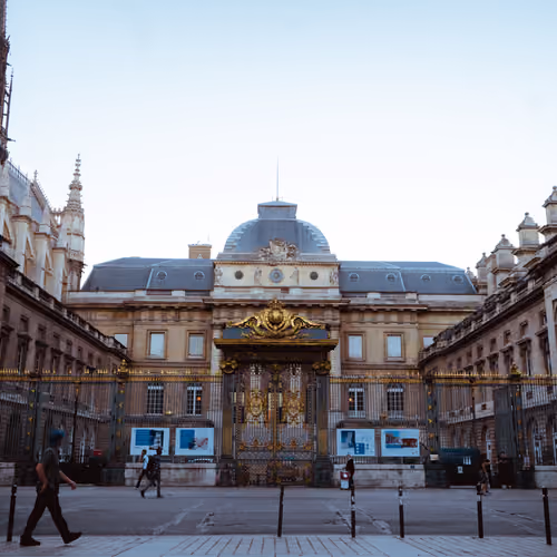 Pedestrians in Paris
