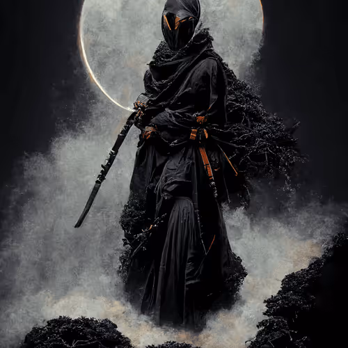 Samurai Ninja By Anon