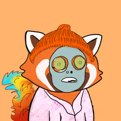 Okay Red Panda #3546