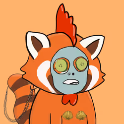 Okay Red Panda #5155