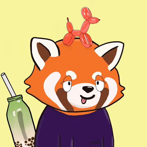 Okay Red Panda #6495