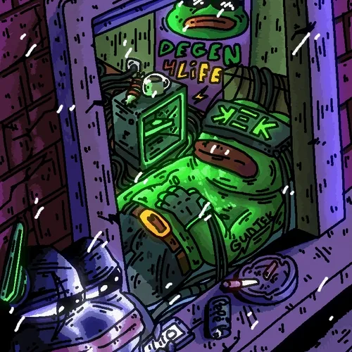 "KEKWANTED" by @motionmort