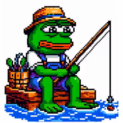 "OGPepe Casually Fishing" by Koseth