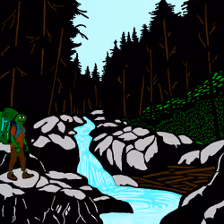 "adventure in the dark forest" by Maaez