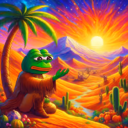 "colourful pepe" by majo