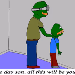 "'One day, son all this will be yours.'" by bluechipdetective.eth