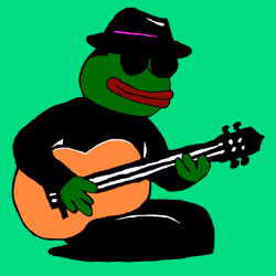 "Guitar Pepe " by Unique Pepe 