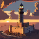 "The Lighthouse of Alexandria" by Unique Pepe