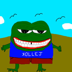 "College Pepe and Fren" by Deadguy