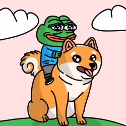 "Riding frens" by Jokong.eth