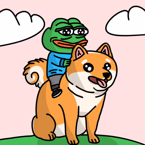 "Riding frens" by Jokong.eth