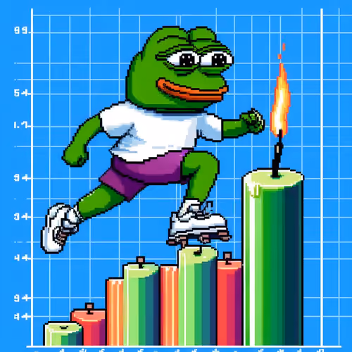 "OG candle Pepe" by rawbkk