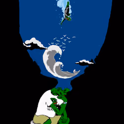 "Pepe Diving " by FunkyouTC