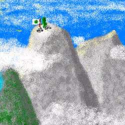 "The goal is the sky!" by David