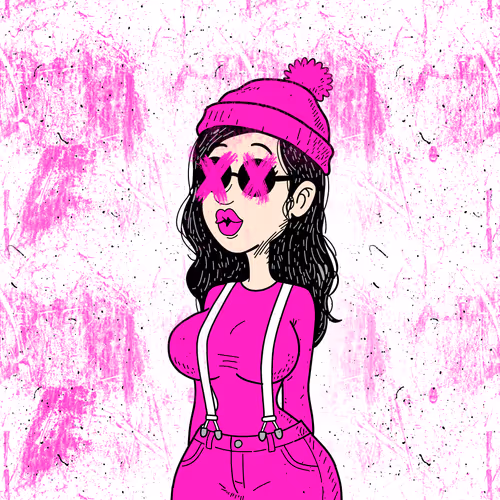Pink X Eyes Vicki