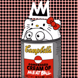 Hello Kiity Meatball Soup
