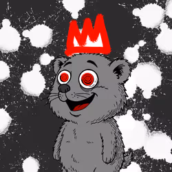 Spiral Eyes Gray Meatball