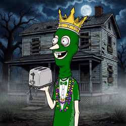 Green Balaclava Toaster Dave
