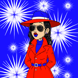 Red Coat Hat Vicki