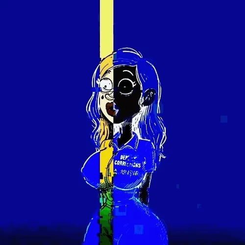 Vicki Glitchy Inverted