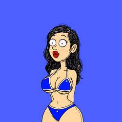 Blue Bikini Vicki