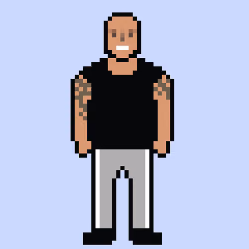 8bitguyz #6011 - Dwayne Johnson (The Rock)
