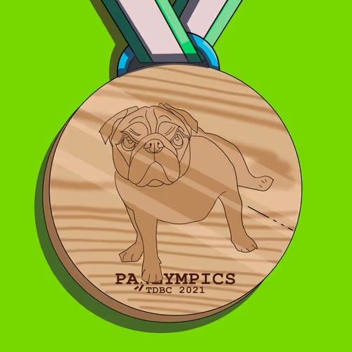 Pawlympics 2021: Mutley Crew Participation Medal