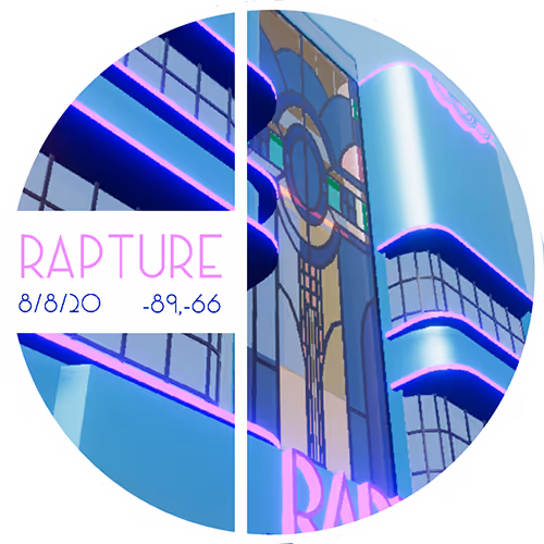 Decentraland - Rapture Gallery Opening