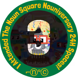 The Noun Square - Nouniversary 24hr Space 3/24