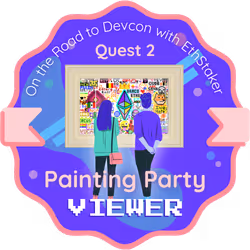 The Road To Devcon 2021 - Quest 2: POAP.art Painting Party Viewer