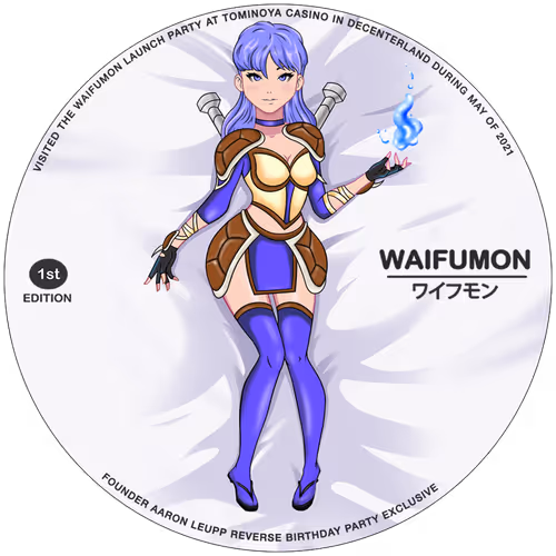 Decentral Games' Waifumon Launch Party NFT POAP #2
