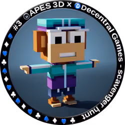 Decentral Games x APES 3D Scavenger Hunt #3 - Augutst 22