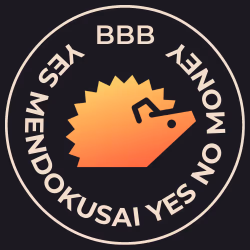 YES MENDOKUSAI YES NO MONEY