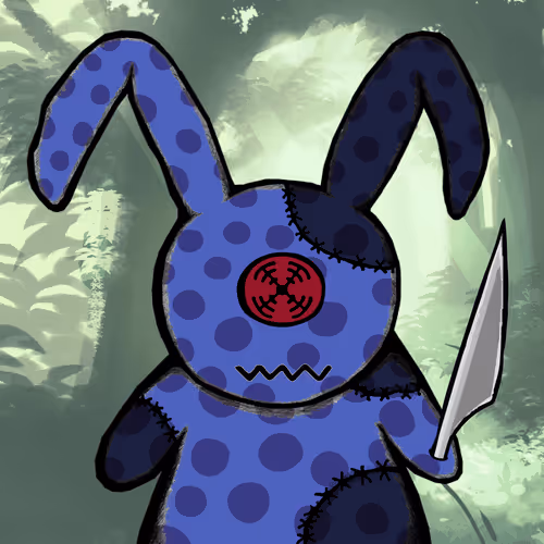Crazy Stuffed Bunnie #6497