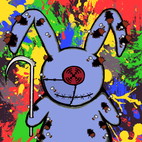 Crazy Stuffed Bunnie #9437