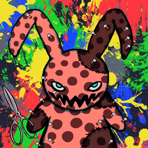 Crazy Stuffed Bunnie #4400