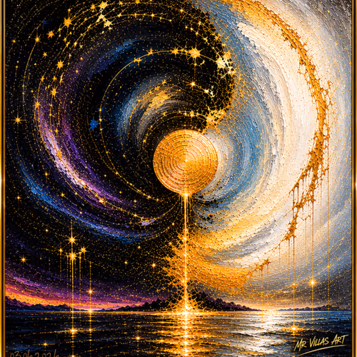 1. GOLDEN SINGULARITY | MR VILLAS ART