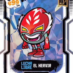 El Hervir - [1/25] - 2025 Panini NFT Prizm Bad Eggs - Introducing the Clans - Base Prizms White Ice