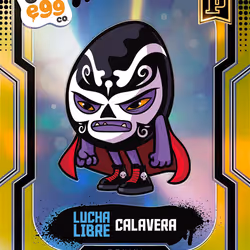 Calavera - [119/149] - 2025 Panini NFT Prizm Bad Eggs - Introducing the Clans - Base Prizms Yellow