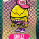 Grillz - [18/39] - 2025 Panini NFT Prizm Bad Eggs - Base Prizms Green Power