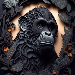 Quilling Ape Paper Club #77