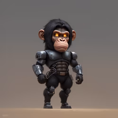 AI Cyborg Ape #219