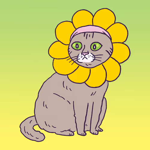Flower Cat #1165