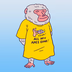 Baboon Apes Gone #1290