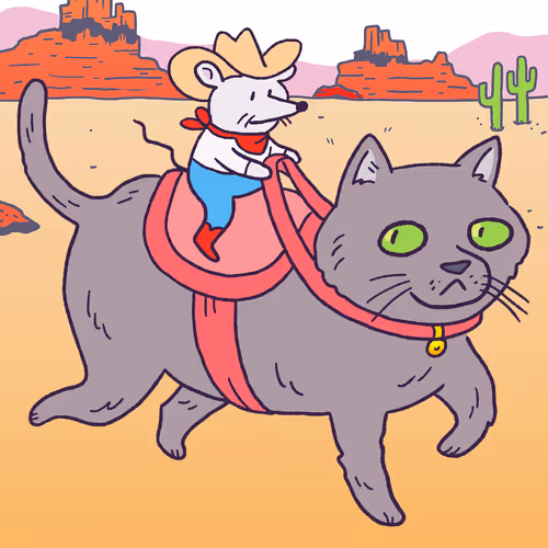 Cowboy Mouse #1970