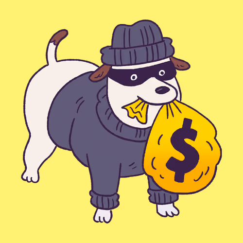 Bank Robber Dog #1653